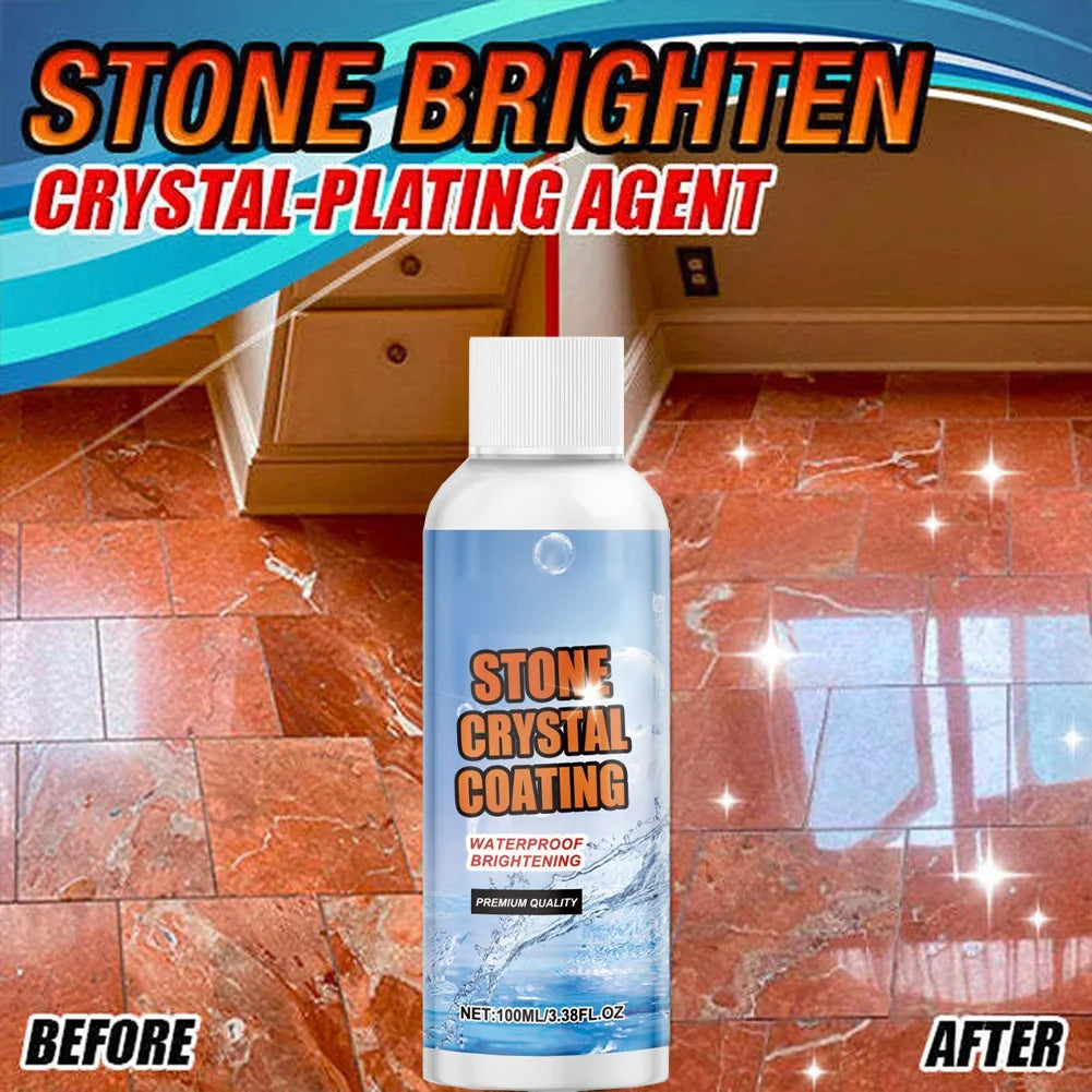 100ml Stone Tile Intensive Cleaner,Floor Cleaner,Stains Scratch Remover Polishing Ceramic Tile Cleaning Agent