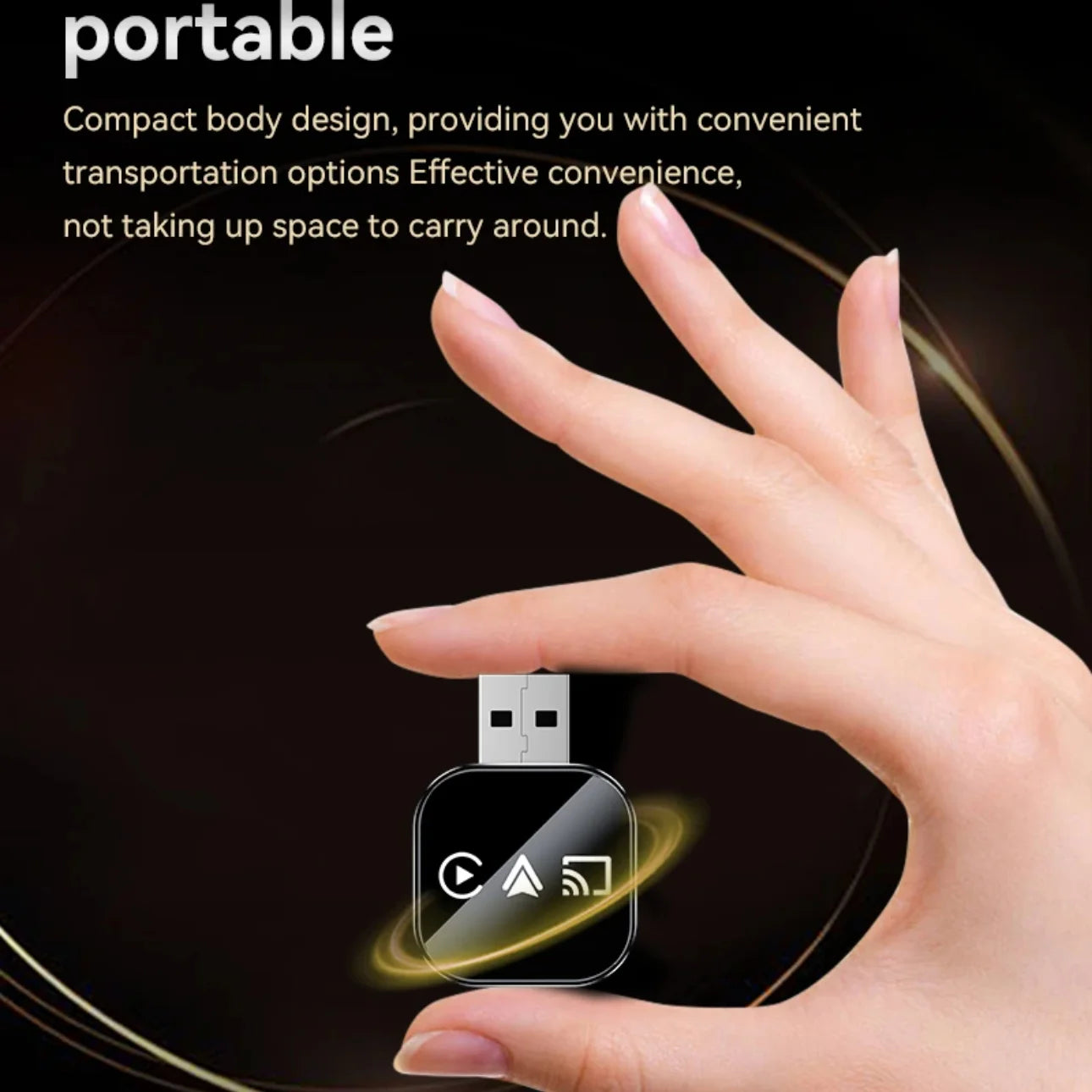 2025 Upgrade 3 in 1 Wireless Carplay Mirror Link Adapter Instant Wired to Wireless Conversion Plug & Play for Wired Carplay