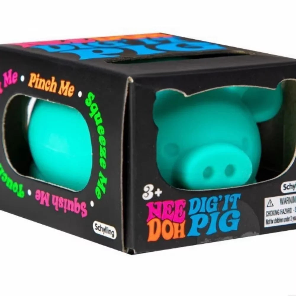 2026 New NeeDoh Digging Pig Fidget Toy Squishy Sensory Squeeze Toy Birthday Gift for Girl Boy Adult
