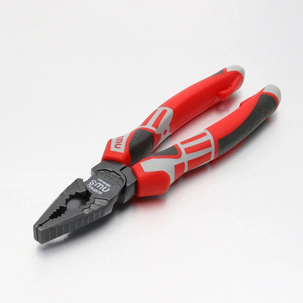 6-8 Inch Cr-V Steel Wire Pliers Wire Cutter Sharp Nose Pliers Diagonal Nose Pliers Industrial Grade Hand Tools for Electricians