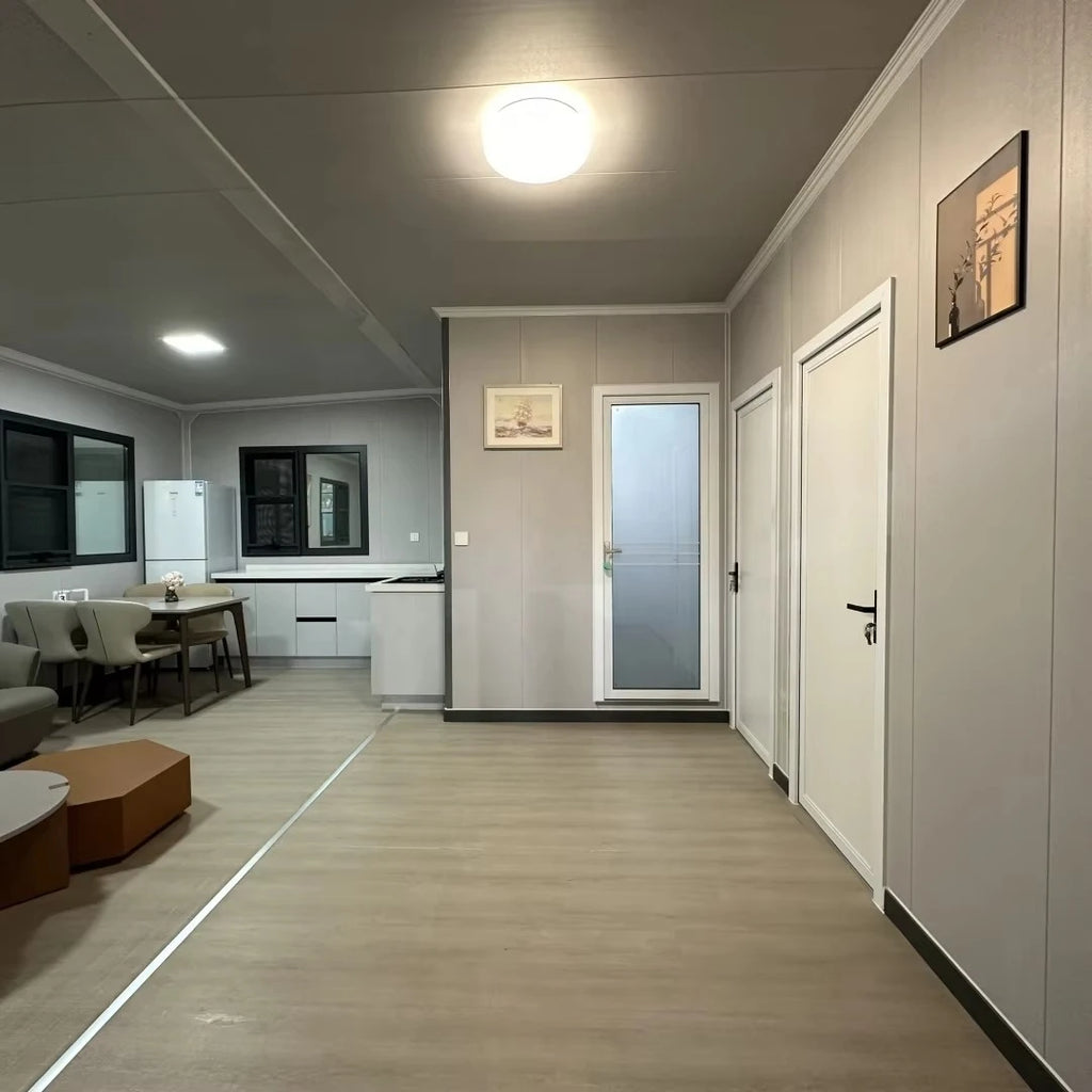 Factory‑Made Luxury 20ft 40ft Expandable Container House Insulated Antiseismic Steel Double‑Wing Folding Prefabricated Container