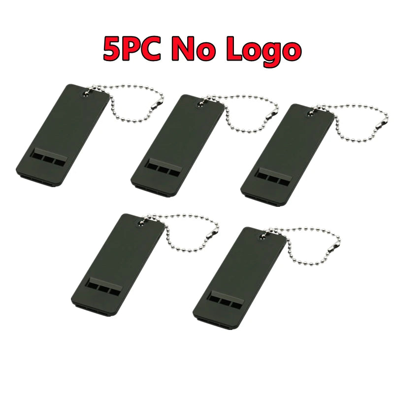10/5/3/1PC 3-Frequency Whistle High Decibel Survival Portable Outdoor Multiple Audio Whistle Camping Emergency Hiking EDC Tools