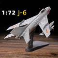 1/72 Scale Aircraft Models J-5/J-6/J-7 Airplane Model Toy alloy Finished Products Static Miniature collectible plane display gif