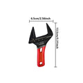 5/6/8 Inch Lightweight Adjustable Wrench Large Opening Short Handle Multi-Function Mini Wrench Plumbing Pipe Bathroom Tools