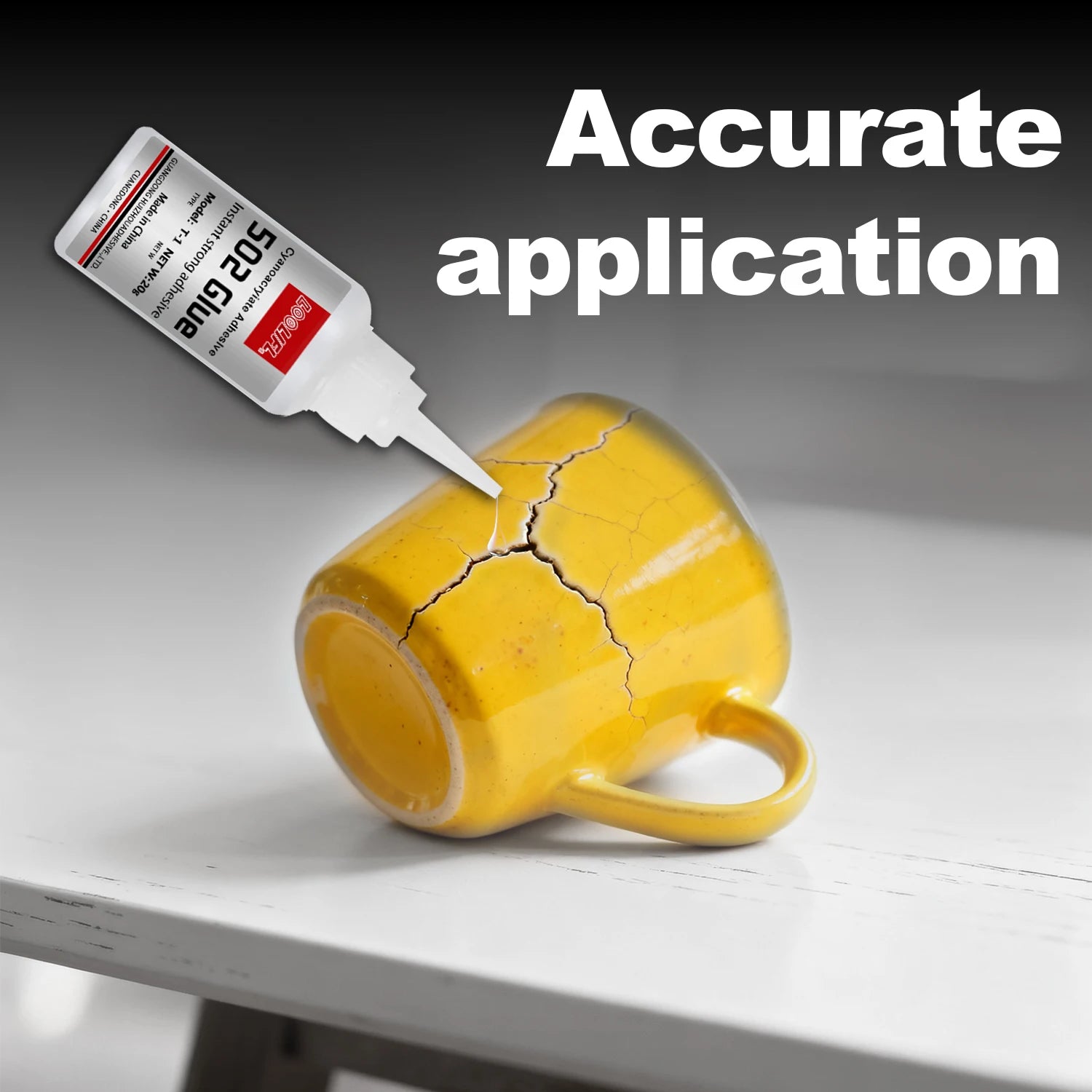 502 Instant Super Glue Transparent Fast Drying Cyanoacrylate Liquid Adhesive Universal Repair Glue for Glass Ceramic Craft