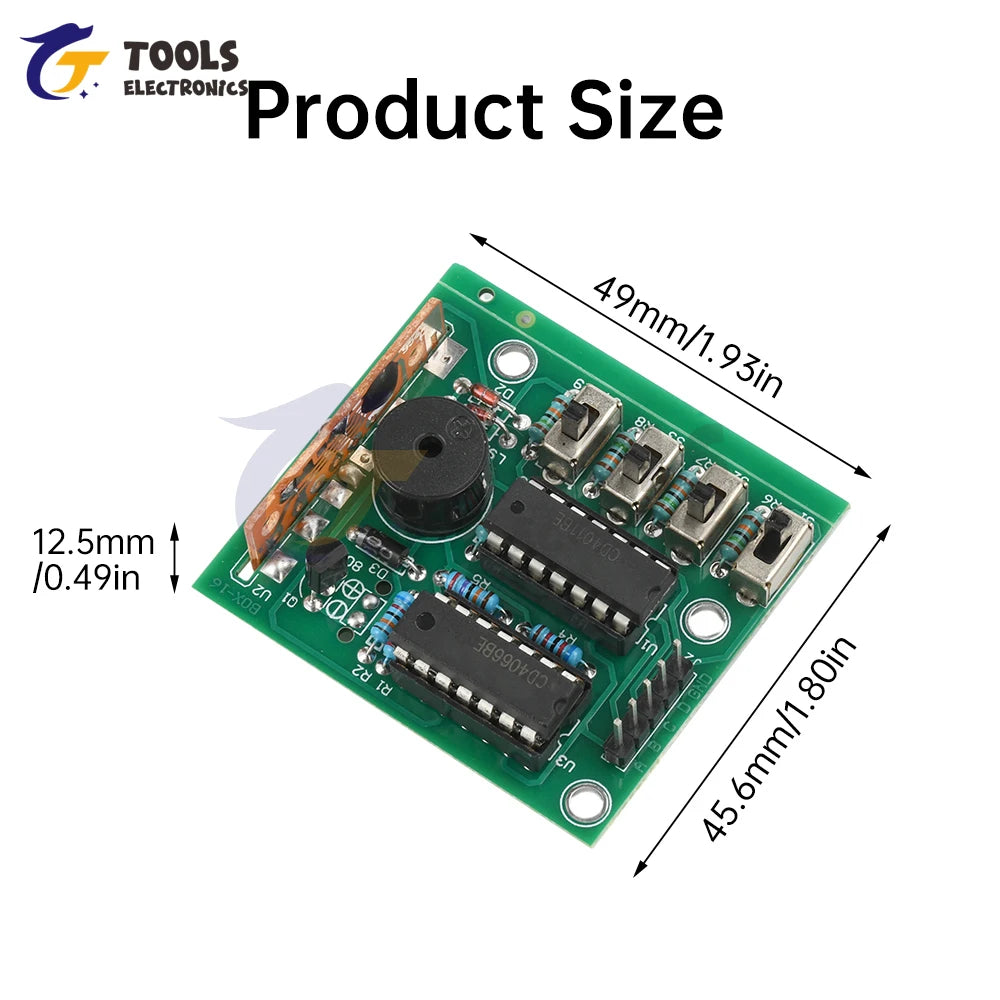 Electronics Soldering Kit 16 Music Box 16-Tone Electronic Module DIY Kit Parts Components Soldering Practice Learning Kits