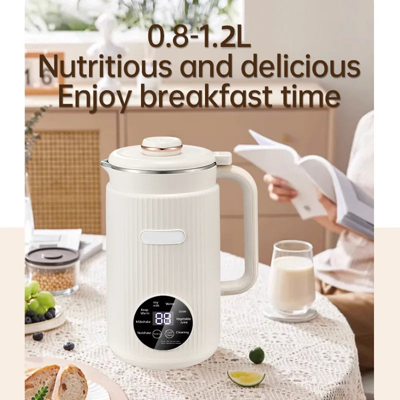 220V/110V Nut Milk Maker 1.2L Multifunctional Electric Soybean Milk machine Food Blender Ice Crusher Fruit Juice making machine