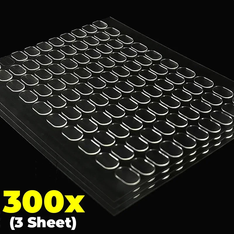 2000/100x Double-sided Self-Adhesive Dots Removable No Trace Sticky Patch Gel Glue Pads for Poster Dolls Fixed Sticker DIY Craft