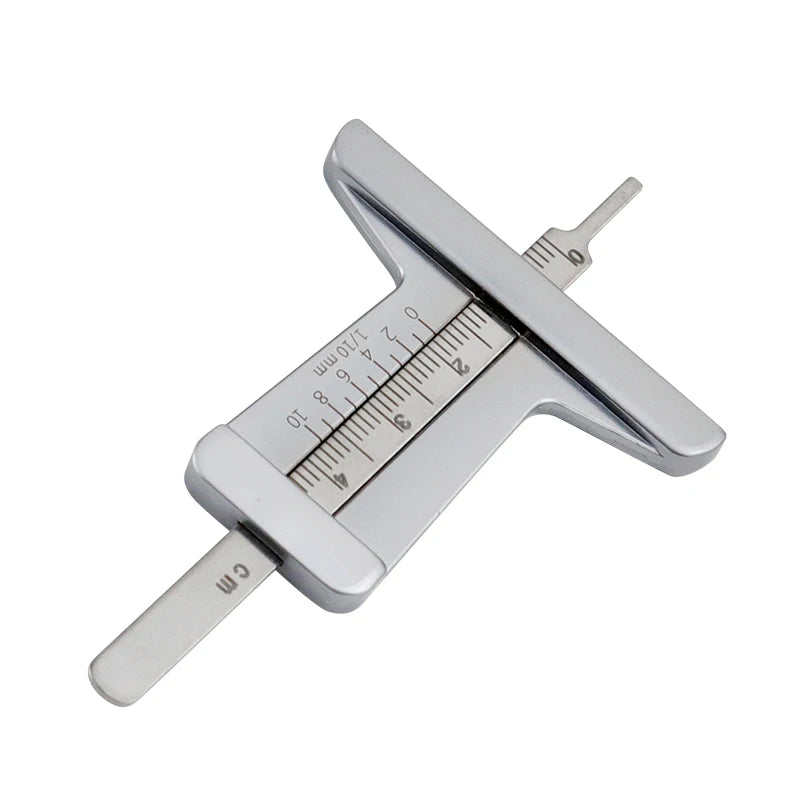 Stainless Steel Car Tyre Tire Tread Depth Gauge Meter Ruler Caliper Measuring Tool Moto Truck