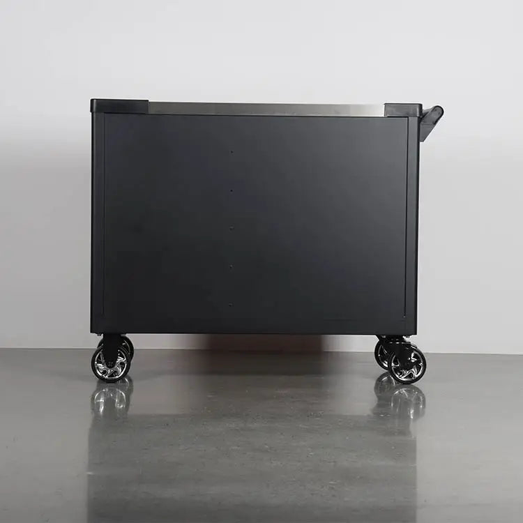 Lockable Steel Toolbox Heavy Duty Cabinet With Door For Auto Repair Workshop Rolling Trolley Tool Chest With Wheels OEM Support