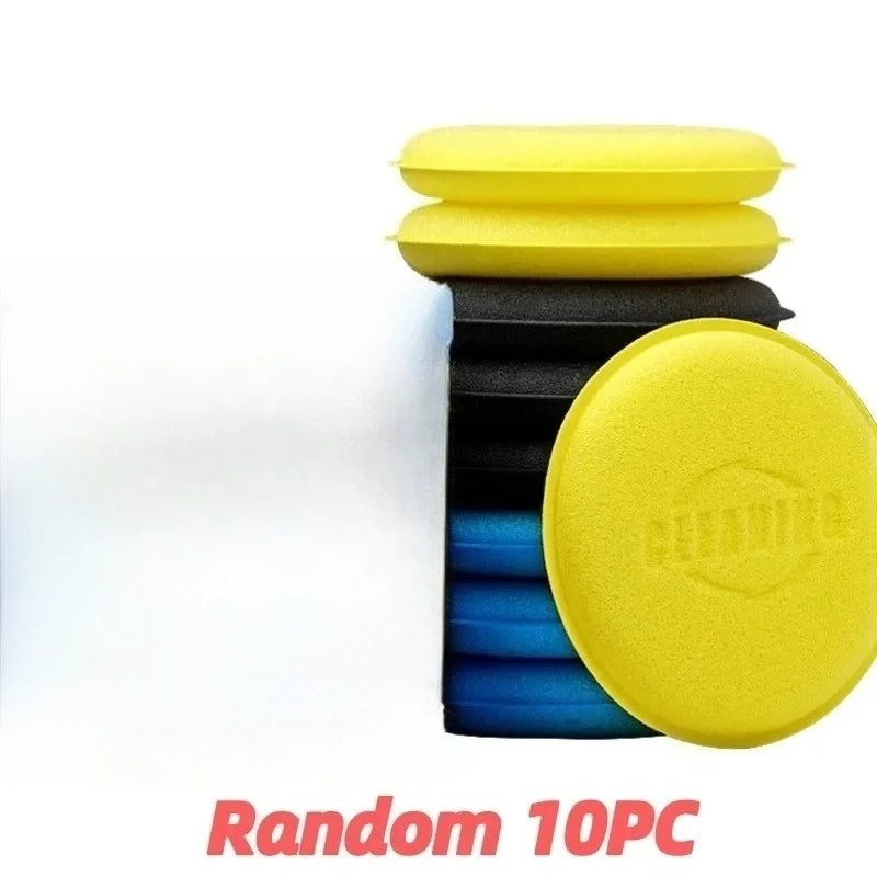 High Density Foam Applicator Pads for Car Waxing Polishing Premium Round Sponge for Auto Detailing Sealant Application
