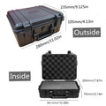 Waterproof Hard Shell Tool Box Pelican Style ABS Case for Mechanics Heavy Duty Equipment Storage Organizer with Lock Hard Shell