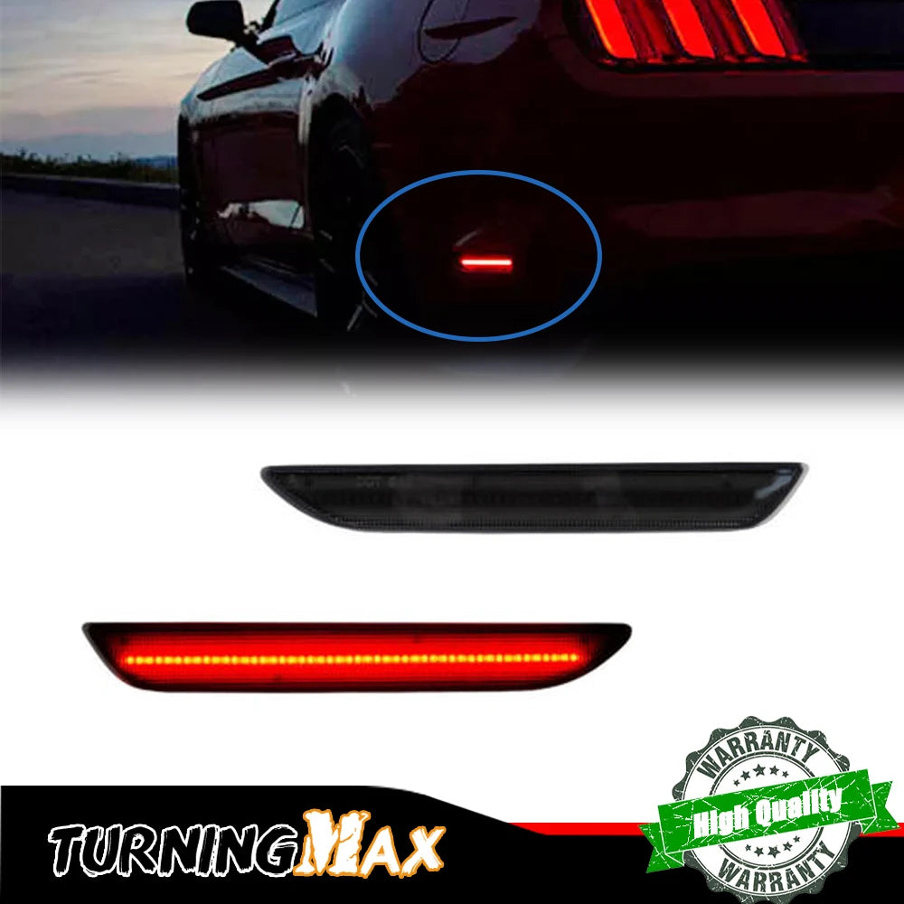 2pcs LED Rear Side Marker Lights Lamps For Ford Mustang 2015-up OEM Replace