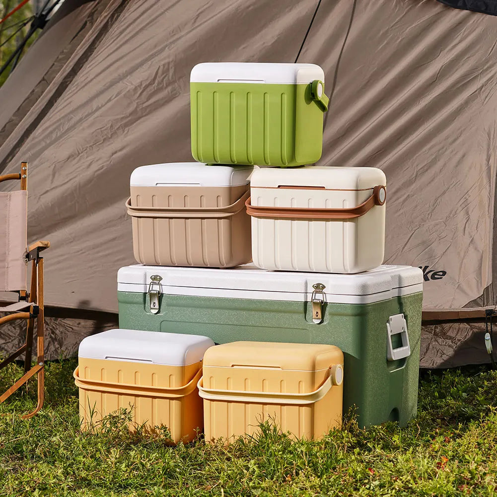 6L Camping Cooler Box Multipurpose Outdoor Hard Cooler for Camping Picnic Beach Drink Beverage Fishing