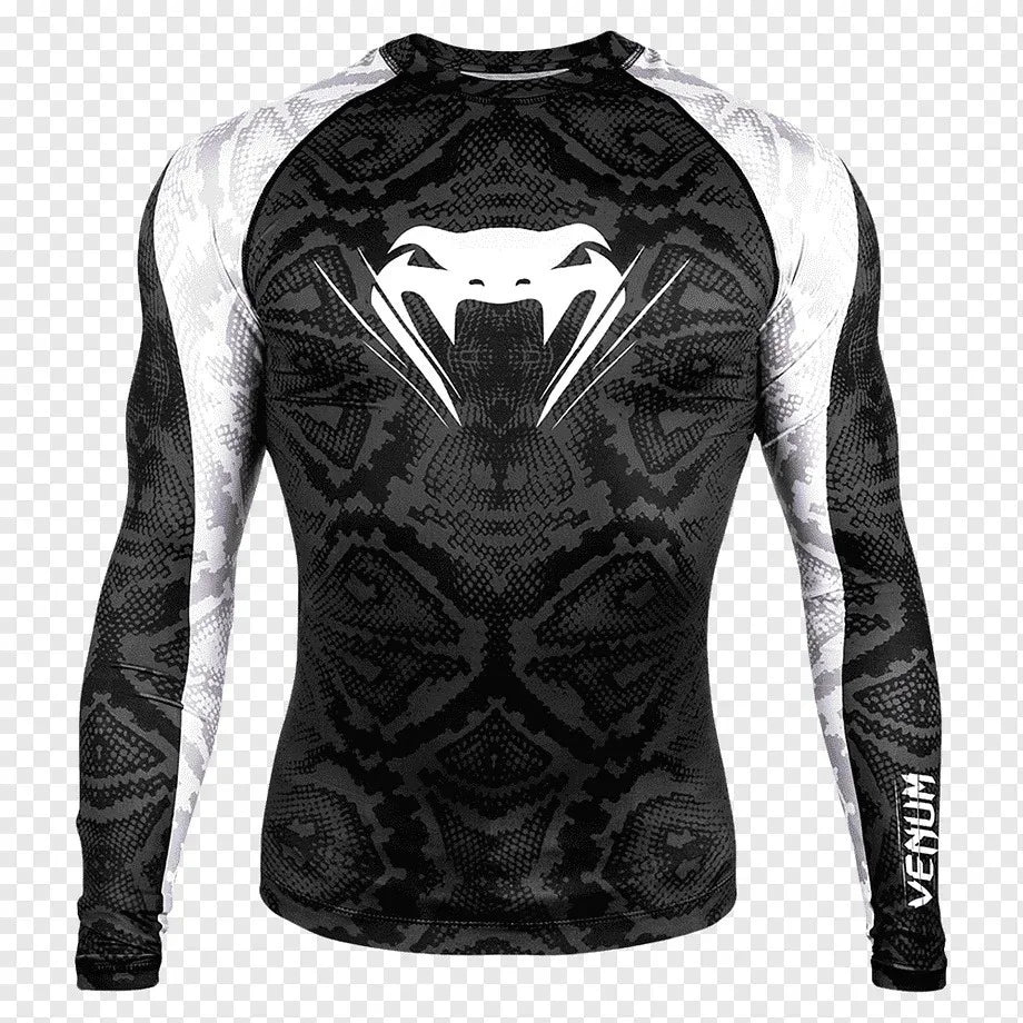 Sports Compression Long-Sleeve Top Breathable Quick-Dry for Fitness Training Fighting MMA-
