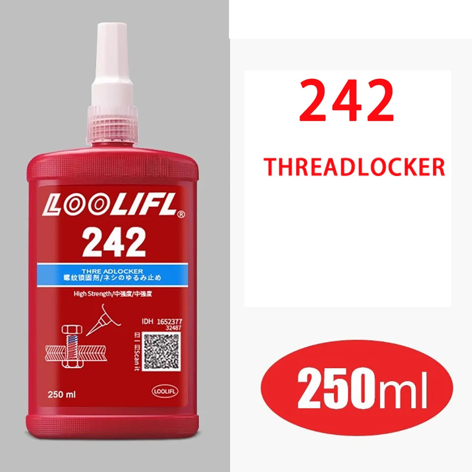 Loctite Threadlocker Anaerobic Adhesive Quick Cured Glue Screw Leaking Agent 243 222 242 262 263 271 272 277 290for Rapid Repair