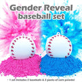 1 Set Gender Reveal Party Baseball, Plastic Baseball With Pink & Blue Corn Powder, Fun Activities for Baby Showers, Gifts