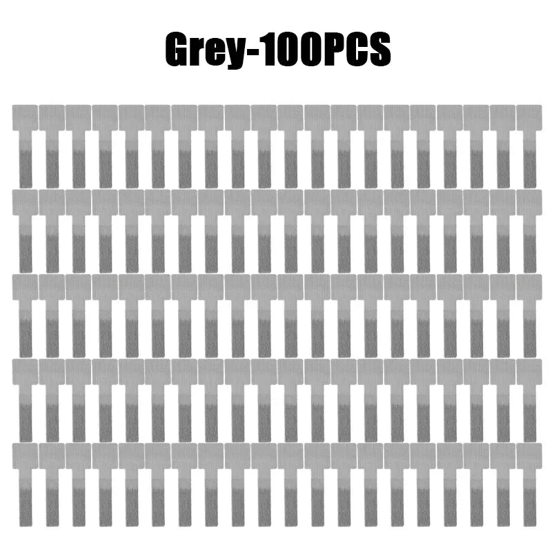 10-100Pcs Reusable Cable Tie Velcro Ties Self-Adhesive Power Cord Cable Holder Adjustable Cord Storage Desktop Organiser Manager