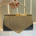 Evening Bag for Women Faionable Diamond Embedded Tassel Handbag New Arrival Cross-Border Women's Purse