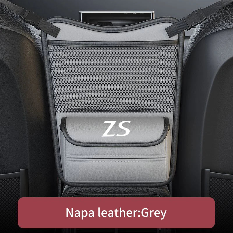 Car Organizer For MG ZS Seat Storage Box Car Hanging Storage Bag Tissue Box Car Stowing Tidying Storage Pocket