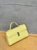 2026 Spring and Summer New Leather Women's Fashionable and Simple Versatile Messenger Bag Candy-colored Commuter Cover Small