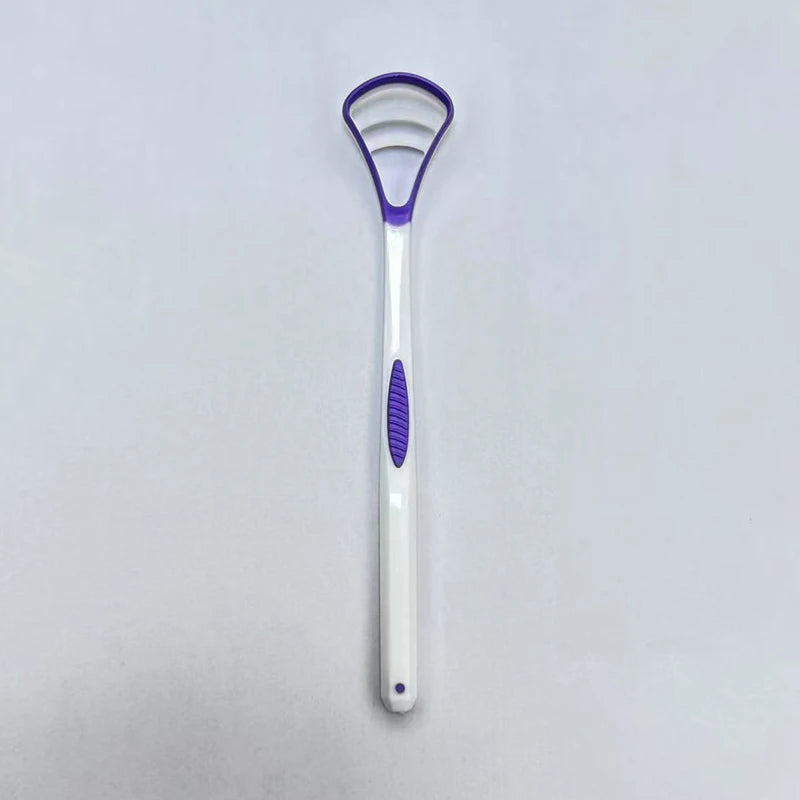 【AN】Dual Uses Tongue Scraper Cleaners Reusable Oral Health Cleaning Brush Hygiene Care Toothbrush Mouth Fresh Breath Scraping