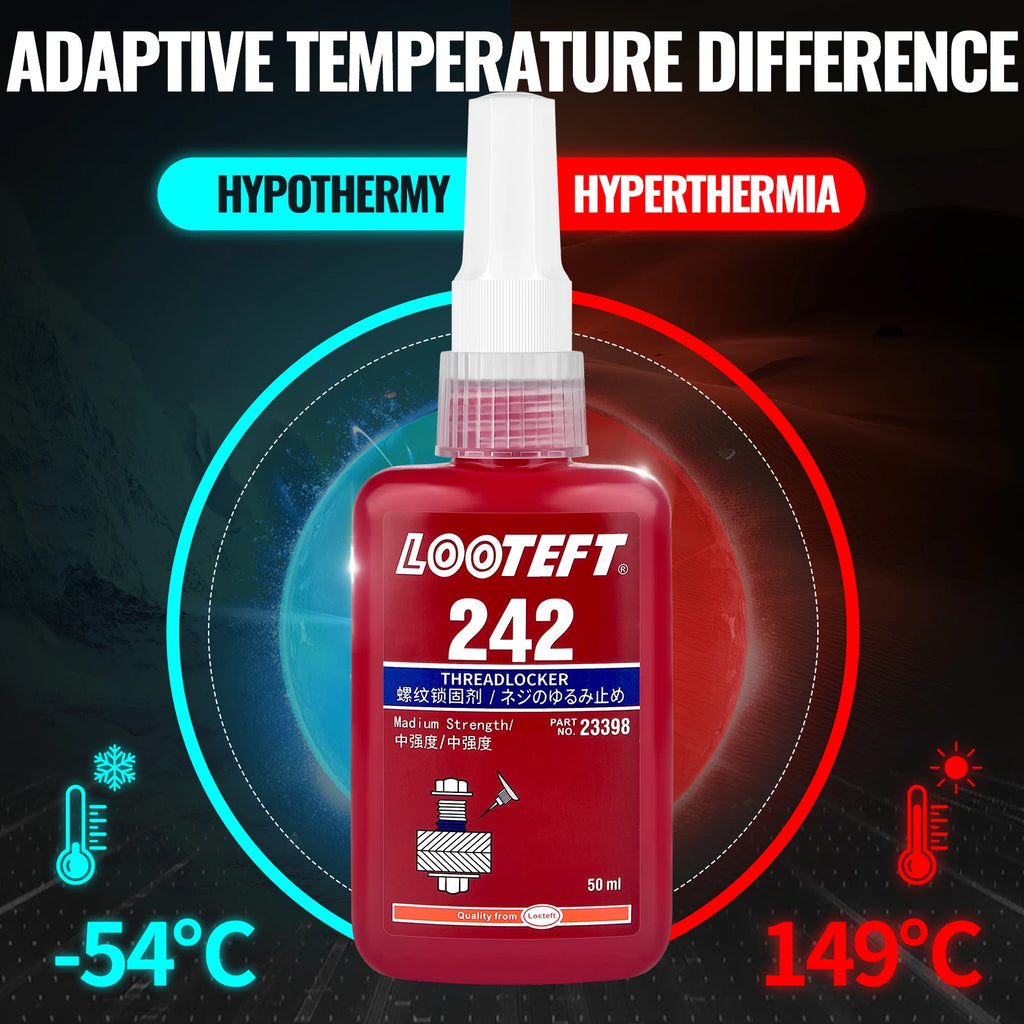 Screw Glue Anti Loosening Fastening Anaerobic Glue Corrosion-Resistant And High-Temperature Resistant Thread Sealing Glue