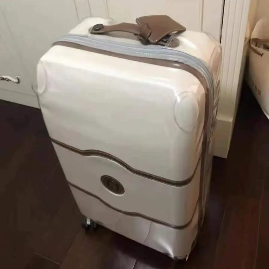 Transparent Cover for Delsey Chatelet Air Suitcase Protector with Zipper Luggage Case Customized Not Include Suitcase