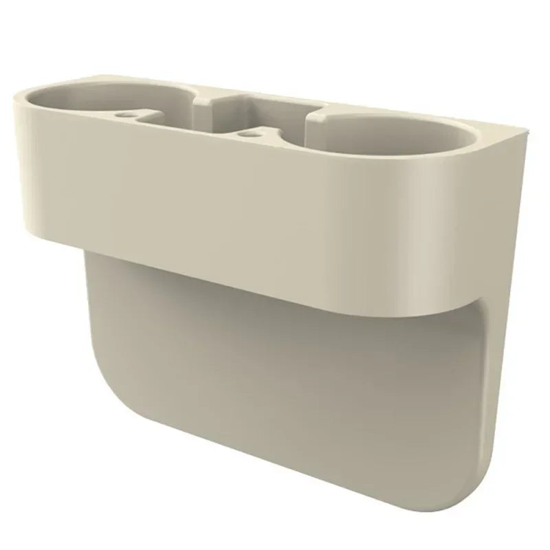 Car Leather Cup Holder Tray Side Pocket Vehicle for Benz BMW Genesis Sorento Santa Fe Palisade Grandeur Gap Car Cup Holder