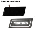 For Chrysler 300 300C 3D Optic 300 logo LED Side Marker Light Assembly Turn Signal Lamps Parking Lamp 2005-2010