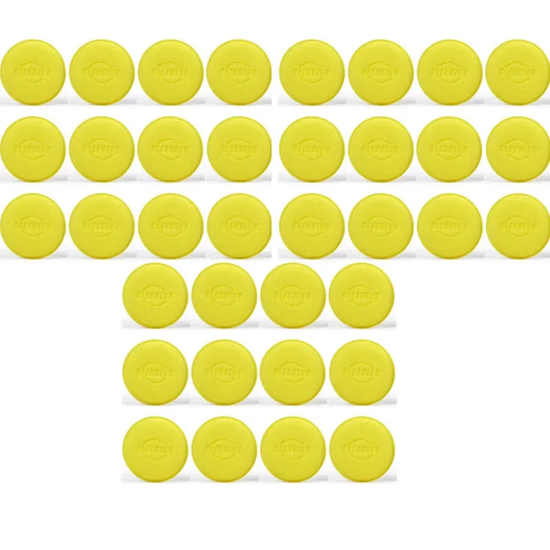 12-72Pcs Car Round Waxing Polish Sponges High Density Foam Applicator Pads Polishing Sponges For Car Detailing Tools