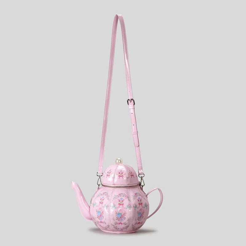Pearl Chain Teapot Crossbody Bag for Women Shoulder Bags Purse and Handbags Luxury Designer Bags Dinner Bag Сумка Женская	bolso