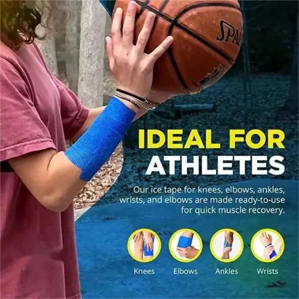 Ice Bandage Instant Cooling Ice Tape Muscle Recovery Cooling And Compression Tape for Athletes Adults