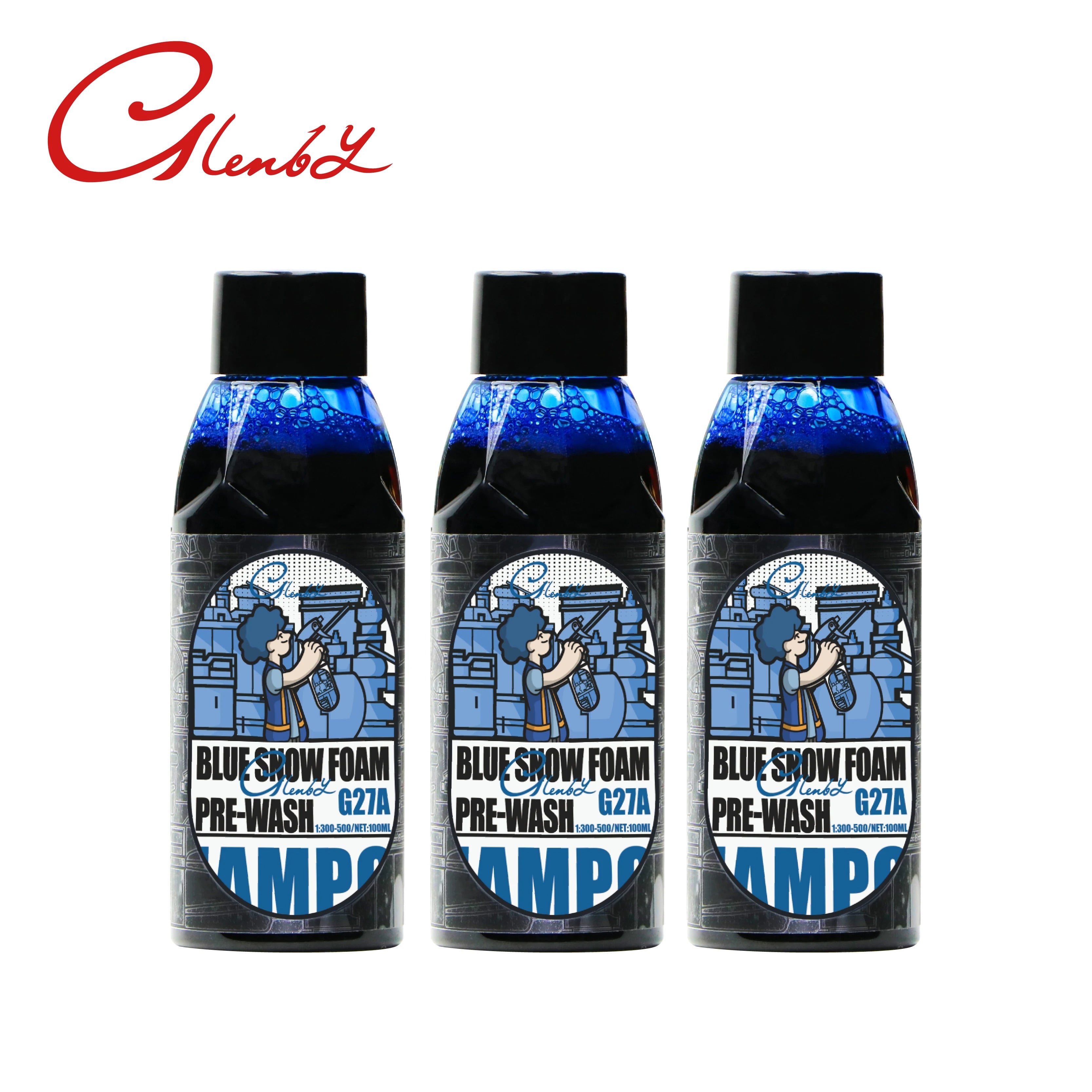 Car Wash Color Foam High Foaming Shampoo Blue Foaming Car Wash Soap Auto Wash Shampoo Works with Foam Cannons,Foam Guns