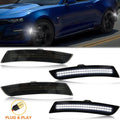For Chevy Camaro Front Rear Side Marker Light Assemblies LED Car Lights for Chevrolet Camaro 2015-2023 Smoked Lens Fender Light