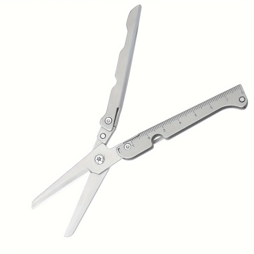 Outdoor Portable folding stainless steel multifunctional scissors camping, hunting, fishing multifunctional Outdoor small tool