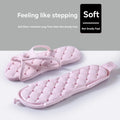 1Pair Solid Color Portable Folding Slippers Lightweight Nonslip Flip-flops ， Men Women Indoor Outdoor Beach Travel Trip Home Use