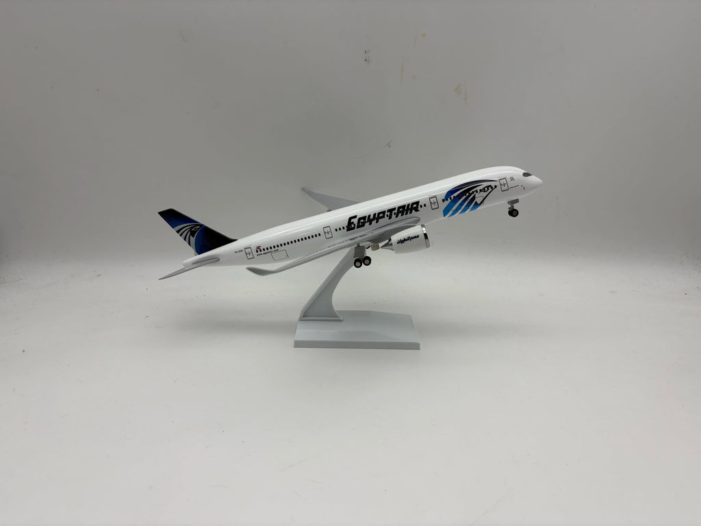 Scale Aircraft 1:250 30CM A350 Model Aircraft Egypt Air 350 Airlines Plane Models Diecast Collectible Miniatures Airplanes Toys