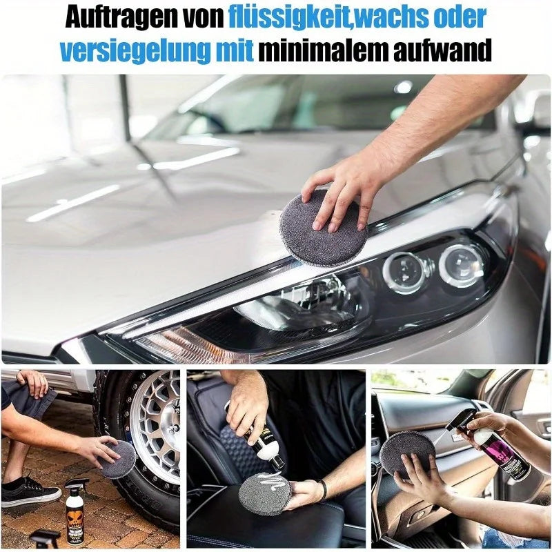 11pcs Car Cleaning Kit That Includes a Tire Brush, Microfiber Cleaning Gloves, Making It an Excellent Choice for Car Cleaning.