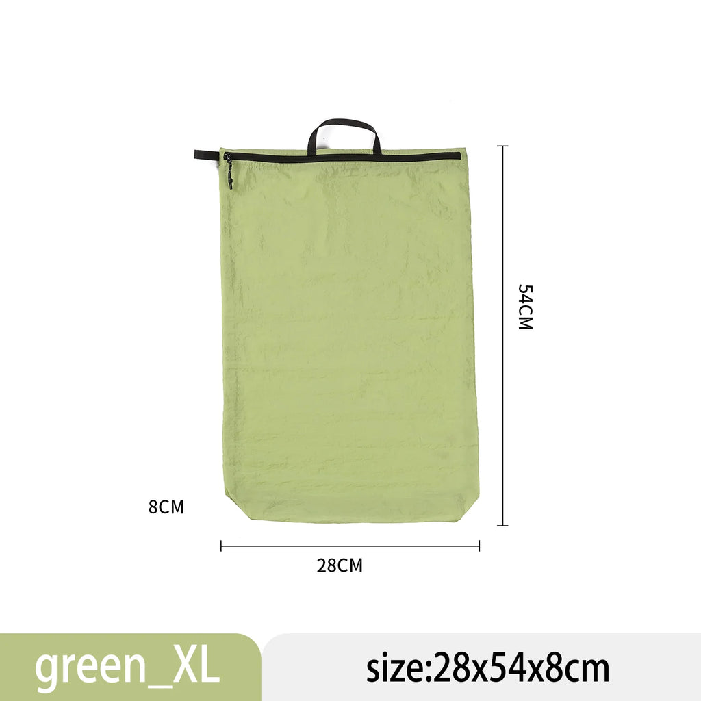 Reusable Nylon 4-Size Travel Storage Pockets With Hand Strap Water-resistant Clothing Organizer For Trip Packing 4size/lot