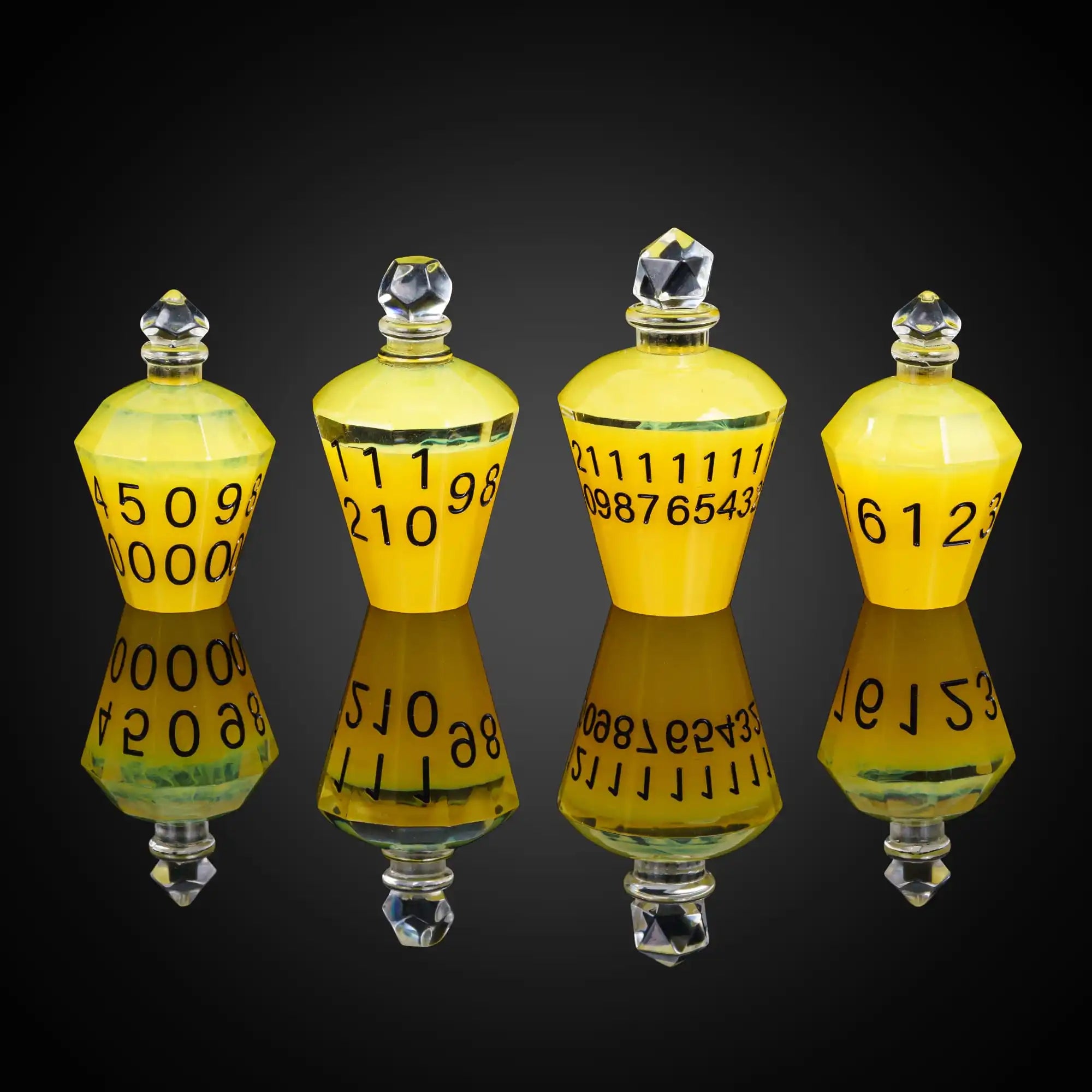7 Potion Bottles Sharp Edges Dice DND New Style Polyhedral Dice Set Handcrafted D4-D20 for Role Playing Game Board Games TRPG