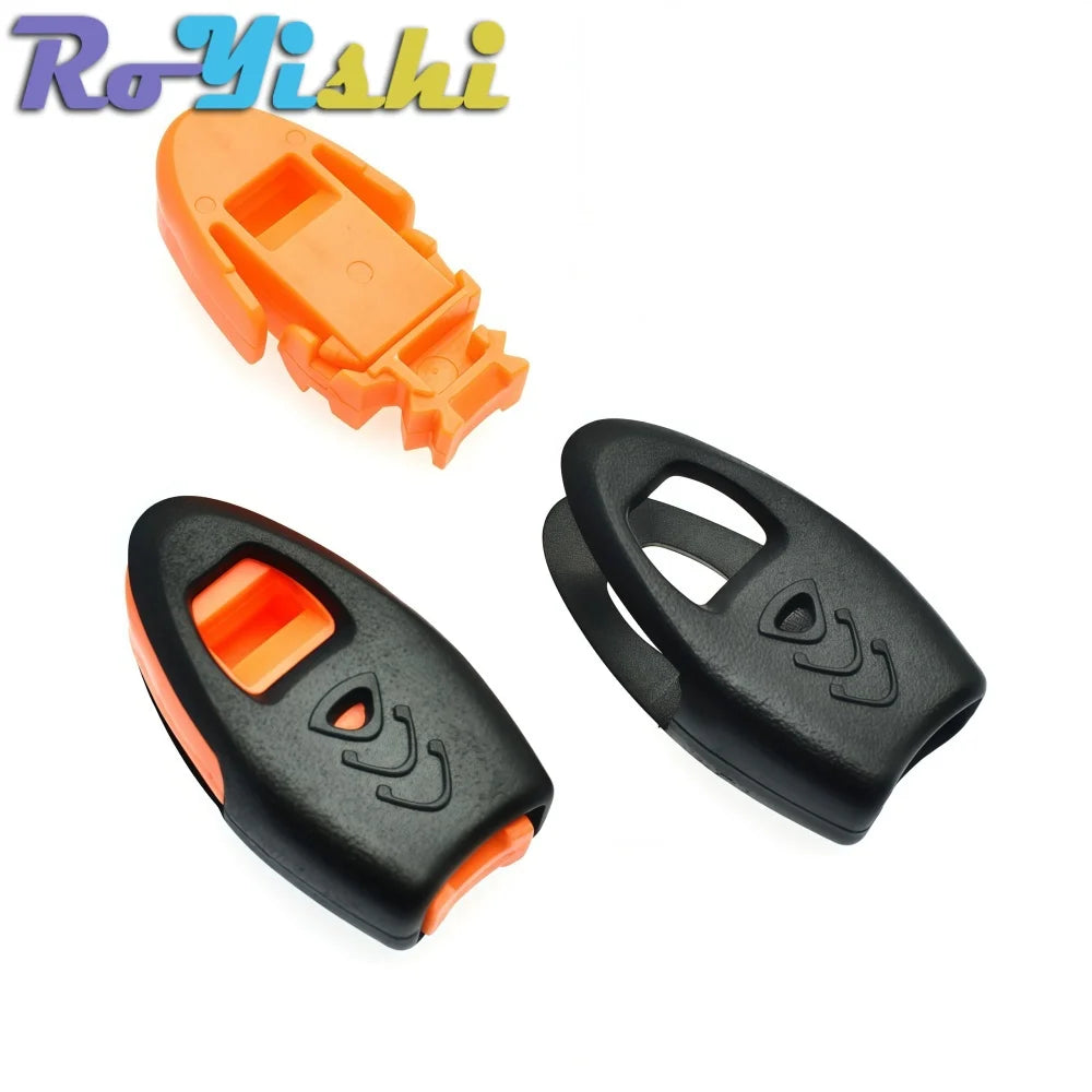 RoYishi Loud Emergency Survival Whistle Zipper End Clip, Safety Whistle for Hiking Camping Kayak Fishing Paracord Outdoor Gear