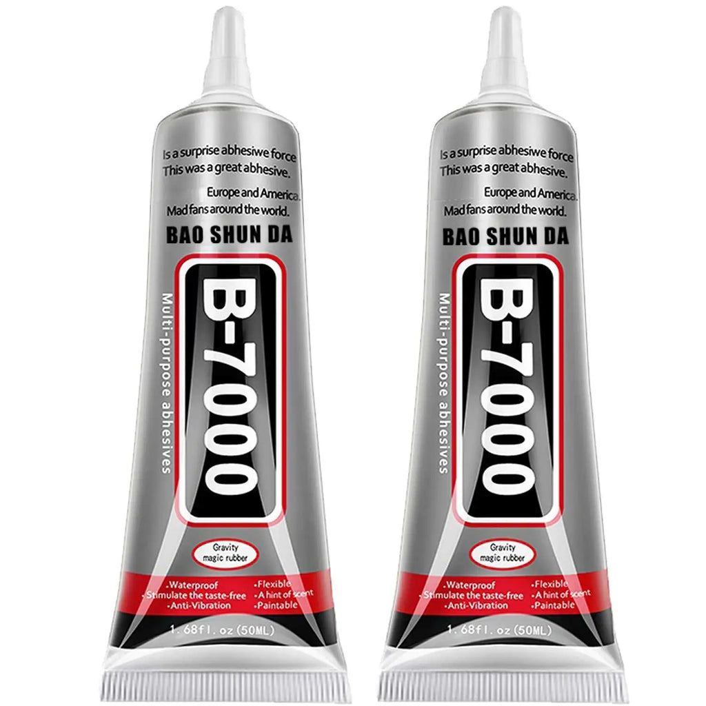 50ml B7000 Clear Liquid Glue, Super Strong Universal Adhesive, Durable Bond for Electronic Repairs, Beading, Stone Decoration, Craft Accessories and Fixing