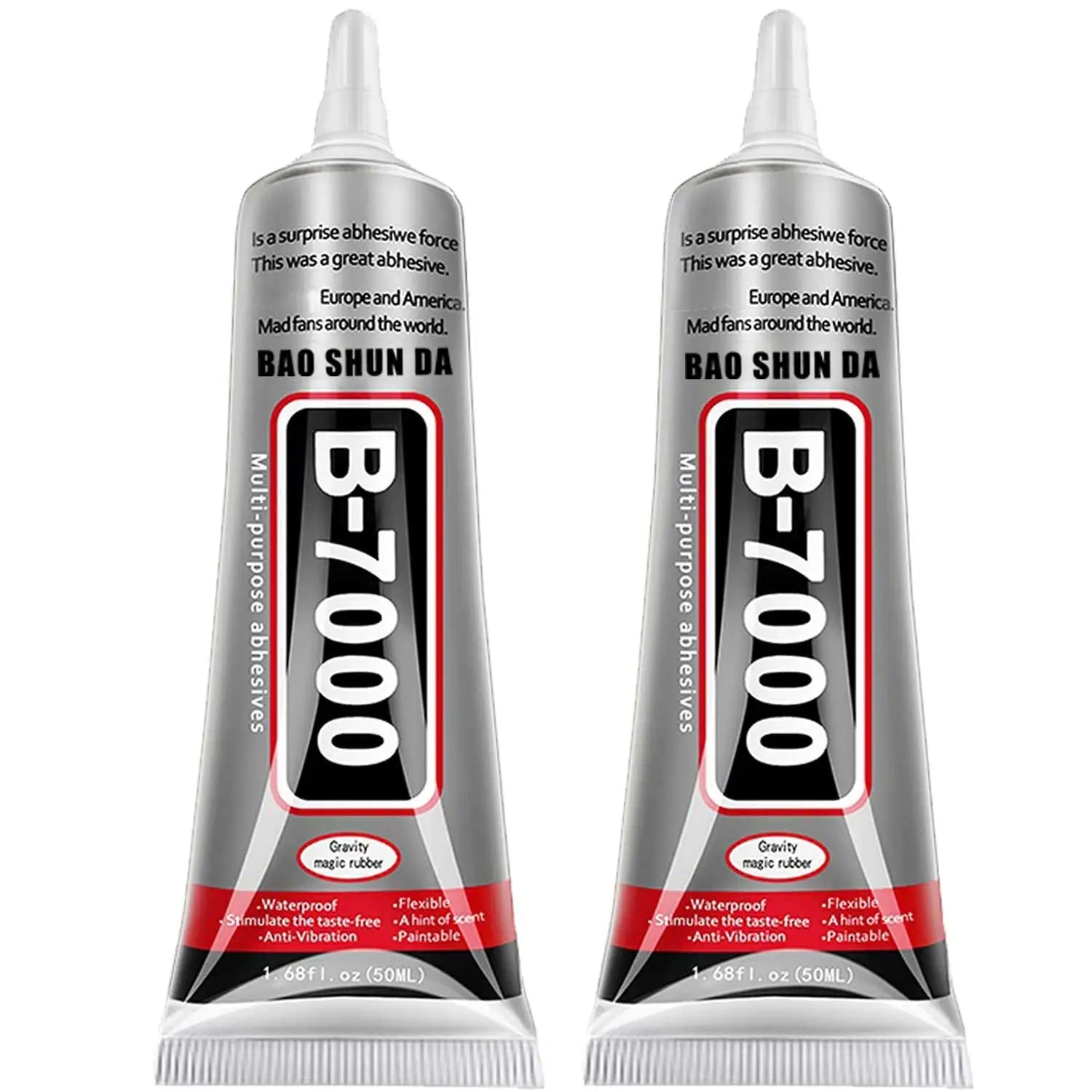 50ml B7000 Clear Liquid Glue, Super Strong Universal Adhesive, Durable Bond for Electronic Repairs, Beading, Stone Decoration, Craft Accessories and Fixing