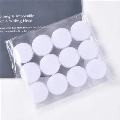 10-30mm Self Adhesive Sticky Dots Strong Glue Magic Sticker Disc Transparent White Round Belcro Adhesivo Hook and Loop Tape