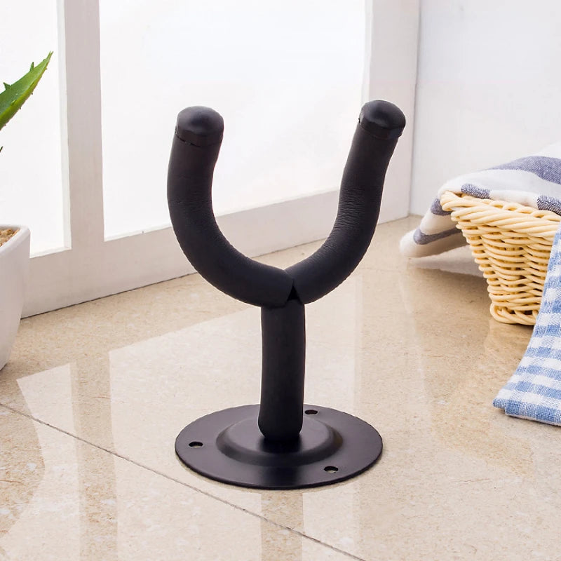 Round Black Metal Guitar Hanger, Guitar Wall Mount, Wall Hook Bracket, Skateboard Hook, Suitable For All Sizes Of Guitars Bass M