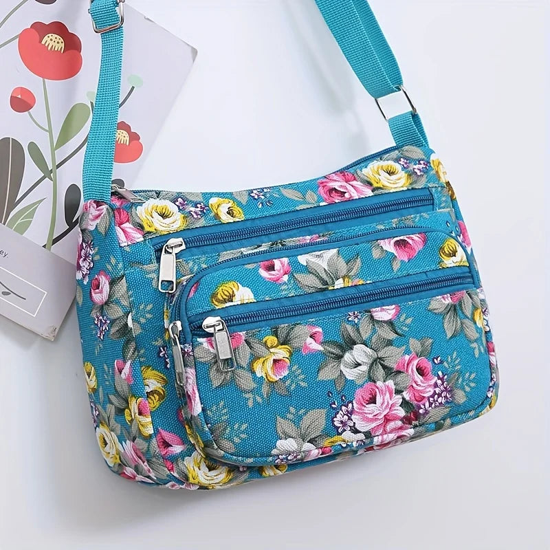 Large Capacity Shoulder Crossbody Bag for Middle-aged and Elderly Women, Casual Shopping Bag, Coin Purse, Business Cashier Bag