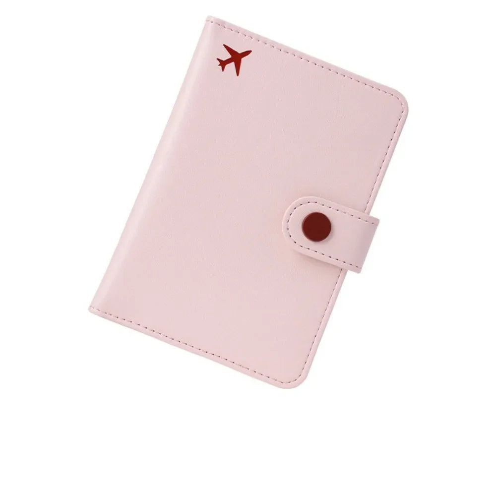 Wallet Passport Storage Bag Multi-layer Airplane Check-in Document Passport Storage Clip Anti-theft Korea Style Passport Holder