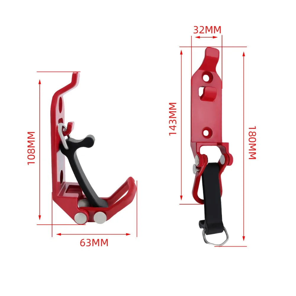 1/2/4PCS Tool Fixing Bracket Car Roof Luggage Rack Shovel Mount Clamps Kit Wall Mounting Quick Release Clamps Car RV Accessories