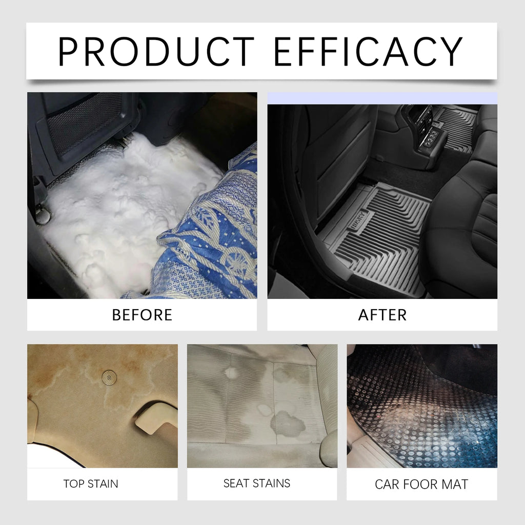 Car Interior Cleaning Spray Car Interior Stain Remover Cleaner Leather Seat Cleaner Multifunctional Car Interior Maintenance